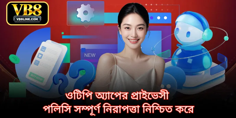 ওটিপি অ্যাপের প্রাইভেসী পলিসি সম্পূর্ণ নিরাপত্তা নিশ্চিত করে